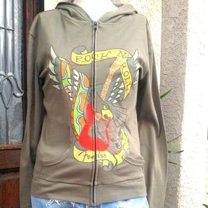 FENDER "ROCK & ROLL" ZIP FRONT HOODIE
